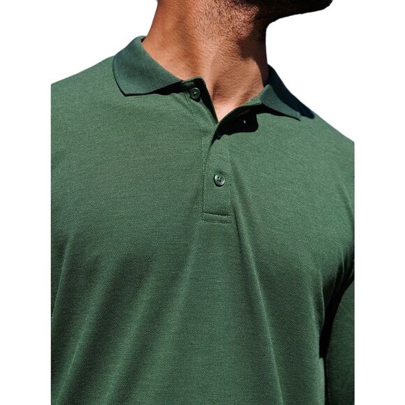 Outdoor Voices Men's Birdie Longsleeve Polo‎ NWT-XXL-Color:Greenwoods - Picture 9 of 9